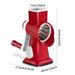 Manual Rotary Vegetable Slicer Multi-Function Cheese Grater & Food Chopper For Slicing Shredding - Ergonomic Kitchen_maomaolike.com