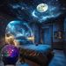 Cross-border Bestseller: Dreamy Star And Moon Projection Lamp, Starry Sky Atmosphere Light, Children's Toy, Birthday_maomaolike.com