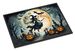 Flying Witch Spooky Halloween Doormat Front Door Mat Indoor Outdoor Rugs For Entryway, Non Slip Washable Low Pile, 24H X 36W_maomaolike.com