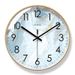 Yipula 8236 Nordic Simple Wall Marble Texture Living Room Silent Sweep Second Quartz Clock_maomaolike.com