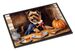 Border Terrier Fall Kitchen Pumpkins Doormat Front Door Mat Indoor Outdoor Rugs For Entryway, Non Slip Washable Low Pile, 24H X 36W_maomaolike.com