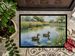 Mother Duck Doormat Front Door Mat Indoor Outdoor Rugs For Entryway, Non Slip Washable Low Pile, 24H X 36W_maomaolike.com
