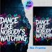 Dance Quote Painting Poster, Vibrant Neon Graffiti Typography Poster, Motivational Expressive Decor Suitable For Dance Studio, Living Room, Bedroom_maomaolike.com