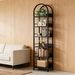 Versatility Display Shelf,Compact Bookshelf,Arched Corner Bookcase_maomaolike.com