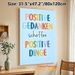 Positive German Quote Painting Poster, Soft Pastel Colorful Watercolor Lettering Poster, Uplifting Mood Decor Ideal For Bedroom, Home Workspace_maomaolike.com