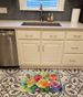 Roses In Watercolor Memory Foam Kitchen Mat Machine Washable Anti-Fatigue Mat Cushion Comfort Bath Mat Or Kitchen Rug_maomaolike.com
