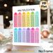 Multiplication Table Painting Poster, Vibrant Categorized Numeric Chart Poster, Practical Math Learning Aid, Suitable For Study Spaces And Classrooms_maomaolike.com