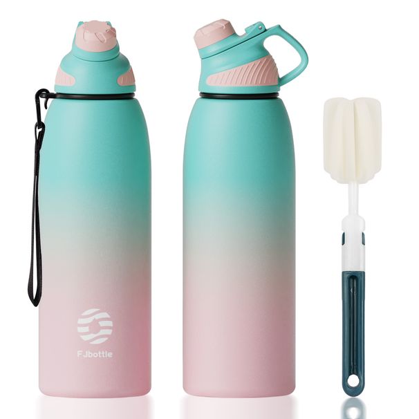 FEIJIAN-Stainless Steel Thermo Bottle With Magnetic Lid, Insulated Vacuum Flask, Outdoor Sport Water Bottle, Keep Cold,_maomaolike.com