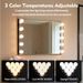 LED Vanity Mirror Lights, Stick On Hollywood Makeup Mirror Lamp With Dimmable Switch Bulb Lights For Dressing Room Bathroom Cosmetic Mirror Decoration_maomaolike.com