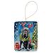 Neapolitan Mastiff Christmas Reindeer Porcelain Ornament Christmas Tree Hanging Decorations For Home Christmas Holiday, Rectangle, Gift, Multicolor_maomaolike.com