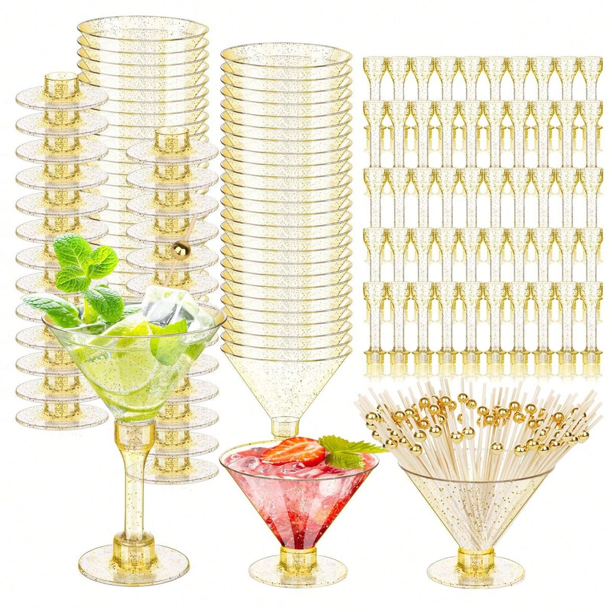 Reusable Clear Portion Cups Meal Prep, Sauces, Cold Drinks & Crafts Souffle Cups, Perfect For Parties & Gifts_maomaolike.com