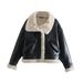 Women's clothing style street fashion fleece fur jacket coat_maomaolike.com