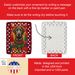 Irish Wolfhound Holiday Christmas Porcelain Ornament Christmas Tree Hanging Decorations For Home Christmas Holiday, Rectangle, Gift, Multicolor_maomaolike.com