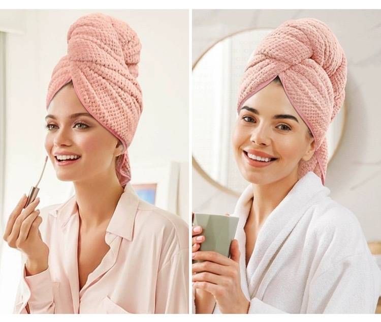 Dry Hair Cap Female Enlarged Turban Bath Towel Ca Absorbent Towel Dry Hair Towel_maomaolike.com