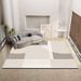 Living Room Rug Large Size Gorgeous Gold Frame Design Bedroom Rug Plush Thickened Machine Washable Thickened Underlay Interior Decorative Rug_maomaolike.com