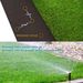 1PC- 3FTx33FT Artificial Turf Synthetic Mat, Outdoor Garden Lawn Landscape Pet Turf, Artificial Grass Carpet With Drainage Holes, Artificial Turf Indoor Background Wall Christmas Party Decoration_maomaolike.com