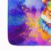 Corgi Hippie Dawg Memory Foam Kitchen Mat Machine Washable Anti-Fatigue Mat Cushion Comfort Bath Mat Or Kitchen Rug_maomaolike.com
