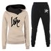 Women's Clothing Women's sweatshirt suit hoodie sports letter LOVE suit fashion and leisure hot style_maomaolike.com