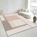 Living Room Rug Large Size Gorgeous Gold Frame Design Bedroom Rug Plush Thickened Machine Washable Thickened Underlay Interior Decorative Rug_maomaolike.com