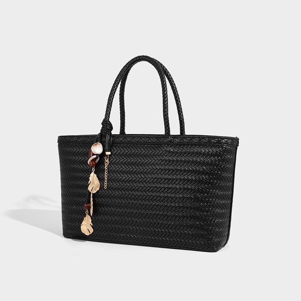 French Elegant Woven Capacity Basket Tote Women's 2025 New Versatile Large Shoulder Bag_maomaolike.com