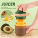 Mini Portable Citrus Manual Lime Homemade DIY Orange Separating Juicer Fruit Separator Not Splash Semi-Transparent_maomaolike.com