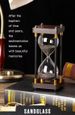 Classic Wooden Hourglass 60-minute/30-minute Timer, A Simple Decorative Piece For Home And Office Use._maomaolike.com