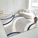 Living Room Rug Large Size Gorgeous Gold Frame Design Bedroom Rug Plush Thickened Machine Washable Thickened Underlay Interior Decorative Rug_maomaolike.com