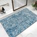 Bathroom Mat Toilet Mat Shower Mat Entrance Rug Absorbent Non-Slip Mat Soft Quick-Dry Machine Washable_maomaolike.com