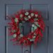 29" Artificial Christmas Wreath With Eucalyptus & Berries,Decorations For Everyday Farmhouse Window Outdoor/Indoor_maomaolike.com