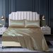 Cross-Border Bed Of Four Home Textile Top-sale European And American Solid Color Glossy Satin Flat Sheet Set Customization_maomaolike.com