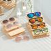 Unisex Solid wood glasses display stand Stepped glasses display props sunglasses bracket Sunglasses rack jewelry display stand_maomaolike.com