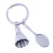 Unisex Eiffel Tower key chain Badminton racket key chain travel souvenir merchandise key chain_maomaolike.com