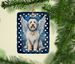 Old English Sheepdog My Angel Porcelain Ornament Christmas Tree Hanging Decorations For Home Christmas Holiday, Rectangle, Gift, Multicolor_maomaolike.com