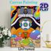Psychedelic Mushroom Kingdom Painting Poster, Vibrant Trippy Cartoon Style Poster, Bold Colorful Artistic Decor With Whimsical Figures & Mushrooms_maomaolike.com