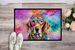 Weimaraner Hippie Dawg Doormat Front Door Mat Indoor Outdoor Rugs For Entryway, Non Slip Washable Low Pile, 24H X 36W_maomaolike.com