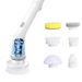 IAGREEA Shower Scrubber With 6 Replaceable Brush Heads, IPX6 Waterproof Cordless Power Cleaning Brush With Adjustable Extension Handle, 45°rotating Brush Shaft, And 2-speed Shower Cleaner For Cleaning_maomaolike.com
