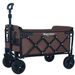Expandable Dual-Layer Utility Wagon With 100% Extra Space - Grocery Cart For Camping, Shopping, Sports, Gardening, Fishing, Supports 225lbs, Brown_maomaolike.com