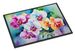 Orchids In Watercolor Doormat Front Door Mat Indoor Outdoor Rugs For Entryway, Non Slip Washable Low Pile, 24H X 36W_maomaolike.com