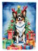 Papillon Christmas Reindeer Garden Flag Mailbox Flag Decorative Yard Flag Banner Outside Patio Artwork Yard Flower Beds, Garden Size, Multicolor_maomaolike.com