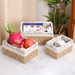 Storage Box, Desktop Cosmetics, Snacks, Miscellaneous Items, Coffee Table, Toys, Keys, Woven Storage, Living Room_maomaolike.com