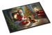 Dachshund And Santa Claus Doormat Front Door Mat Indoor Outdoor Rugs For Entryway, Non Slip Washable Low Pile, 24H X 36W_maomaolike.com