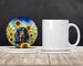 Gordon Setter In Sunflowers Large Sandstone Coasters Pack Of 4 Absorbent Round Coasters Decor Gifts For Men Or Women, 4 In, Multicolor_maomaolike.com