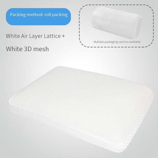 Deep Sleep Pillow, Design For Side & Back Sleepers, Orthopedic Cervical Shape Gently Cradles Head & Provides Neck Support & Shoulder Pain Relief_maomaolike.com