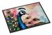 Peacock Doormat Front Door Mat Indoor Outdoor Rugs For Entryway, Non Slip Washable Low Pile, 24H X 36W_maomaolike.com