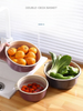 【 2272 Returning Customers 】 Double Layer Plastic Drainage, Washing, Kitchen, Living Room, Fruit And Vegetable Basket,_maomaolike.com