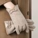 Women's Winter Warm Gloves Women's Thin Long Plush Cashmere Warm Winter Driving And Riding Touch Screen Fashion Cashmere Women's Gloves_maomaolike.com