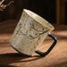 Japanese Hand-painted Ceramic Tea Cup, Mug, Retro Coarse Ceramic Tea Cup_maomaolike.com