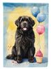 Newfoundland Happy Birthday House Flag Large Porch Sleeve Pole Decorative Outside Yard Banner Artwork Wall Hanging, Polyester, House Size, Multicolor_maomaolike.com