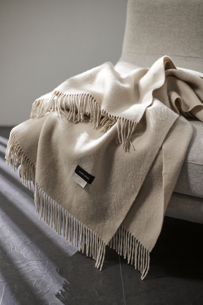 Simple Soft Enjoy French Style Lightweight Wool Cashmere Warm Sofa Nap All-Season Blanket Air Conditioning Blanket_maomaolike.com