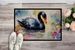 Black Swan Doormat Front Door Mat Indoor Outdoor Rugs For Entryway, Non Slip Washable Low Pile, 24H X 36W_maomaolike.com